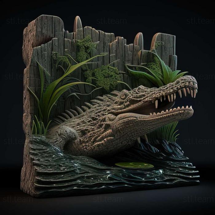 3D модель Гра Crocodile Swamp (STL)